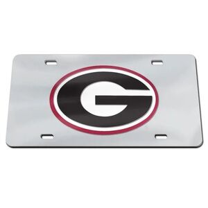 Georgia Bulldogs Mirrored License Plate - Black, Red & White G Logo